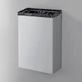 thumbnail image 5 of Global Industrial Stainless Steel Wall Mount Trash Can 11 Gallon, 5 of 7