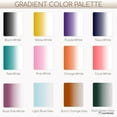 thumbnail image 3 of 3S Brother's Ombre Window Darkening Curtains Dip Dye Curtain Set of 2 Panels Hanging Rod Pocket & Back Tap Decorative for Bedroom Vertical Shades Symmetrical Curtain Panel Sugar-Pink&Grey(52x95Each), 3 of 8
