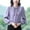Purple, variant on French Chiffon Shirt Long Sleeved Autumn Dress New Round Button Fashionable Western Style Blouse Beautiful Blouse Women's Button up Shirt Lack Long Sleeve Shirt Large Womens Shirts And Blouses Loose