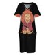 thumbnail image 4 of Vestido suelto con bolsillos Neko Battousai, vestidos de fiesta para mujer, vestidos de noche, vestidos de ceremonia, 4 of 7