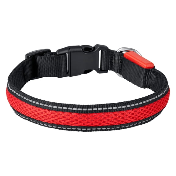 Rixxu™ PET-REDCOL1600 - TZ-PET1600 LED Red Dog Collar