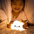 thumbnail image 3 of Luz nocturna LED de nube para niños, luz de silicona suave para dormitorio infantil, luz colorida para dormir con sensor táctil y control remoto, 3 of 5