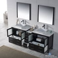 thumbnail image 2 of Blossom 84 Inch Espresso Bathroom Vanity with Double Vessel Sinks and Mirrors, 2 of 3