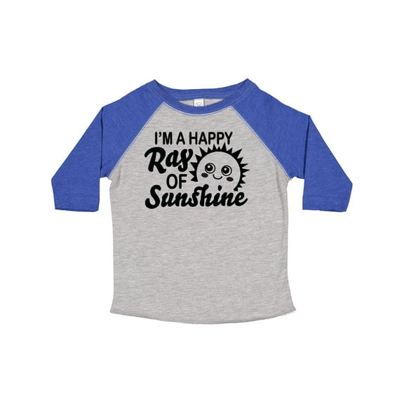 Inktastic Im a Happy Ray of Sunshine with Happy Sun Boys or Girls Toddler T-Shirt
