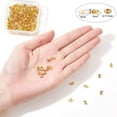 thumbnail image 3 of A Box of 200pcs Gold Earring Backs Metal Ear Locking Replacement for Studs Secure Apply to Earring Backs Stud Earrings Jewelry Making, 3 of 5