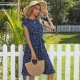 thumbnail image 7 of Kukuzhu Womens Large Straw Beach Bag Woven Tote Bag Top Handle Handbag Purse for Summer, 7 of 7