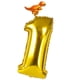 thumbnail image 4 of Globo jumbo dorado número 0-9 de 32 pulgadas con globo de para fiestas de cumpleaños de bebés y niños, decoraciones de de anive Golden_1, 4 of 6