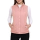 thumbnail image 1 of INSPIRE CHIC Chalecos de mujer con cuello alto, chaleco acolchado con cremallera L Rosa Polvoriento, 1 of 6
