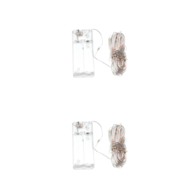 Bearachild Lámpara de cuerda, adornos artísticos, decoraciones encantadoras para festivales, cadena de luz, accesorios de diseño de atmósfera, Colorido/5 metros 2Conjunto