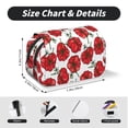 thumbnail image 5 of Kdxio Hand Drawn Tomatoes for Double Compartment Pen Case Oxford Organizer with Zipper Pockets for Students Artists, 5 of 7