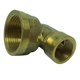 thumbnail image 2 of Adaptador Del Conector Del Acoplador Del Adaptador De De Cobre Amarillo Completo Del Tubo Femenino De DN25xDN15, 2 of 10