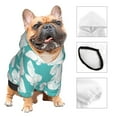 thumbnail image 3 of Balery Vintage Floral Sudadera con Capucha para Perros Pequeños – Ropa para Mascotas, Disfraz para Perros y Gatos, Ideal para Fiestas y Cosplay-X-Large, 3 of 7