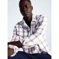 thumbnail image 4 of Free Assembly Men’s Cotton Twill Camp Shirt with Long Sleeves, Sizes XS-3XL, 4 of 4