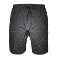 thumbnail image 3 of Balery Black Spider On Web Traje de Baño Estilo Hawaiano para Hombre, Shorts de Secado Rápido con Bolsillos-Medium, 3 of 6