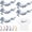 B7, variant on Cherry Blossom Patches Iron on,Embroidery Flower Iron on Patches Appliques DIY Trim for Jeans Garment Jacket Backpack Decoration,5-Pack Cherry Blossom Patch Flower for Crafts (B2)