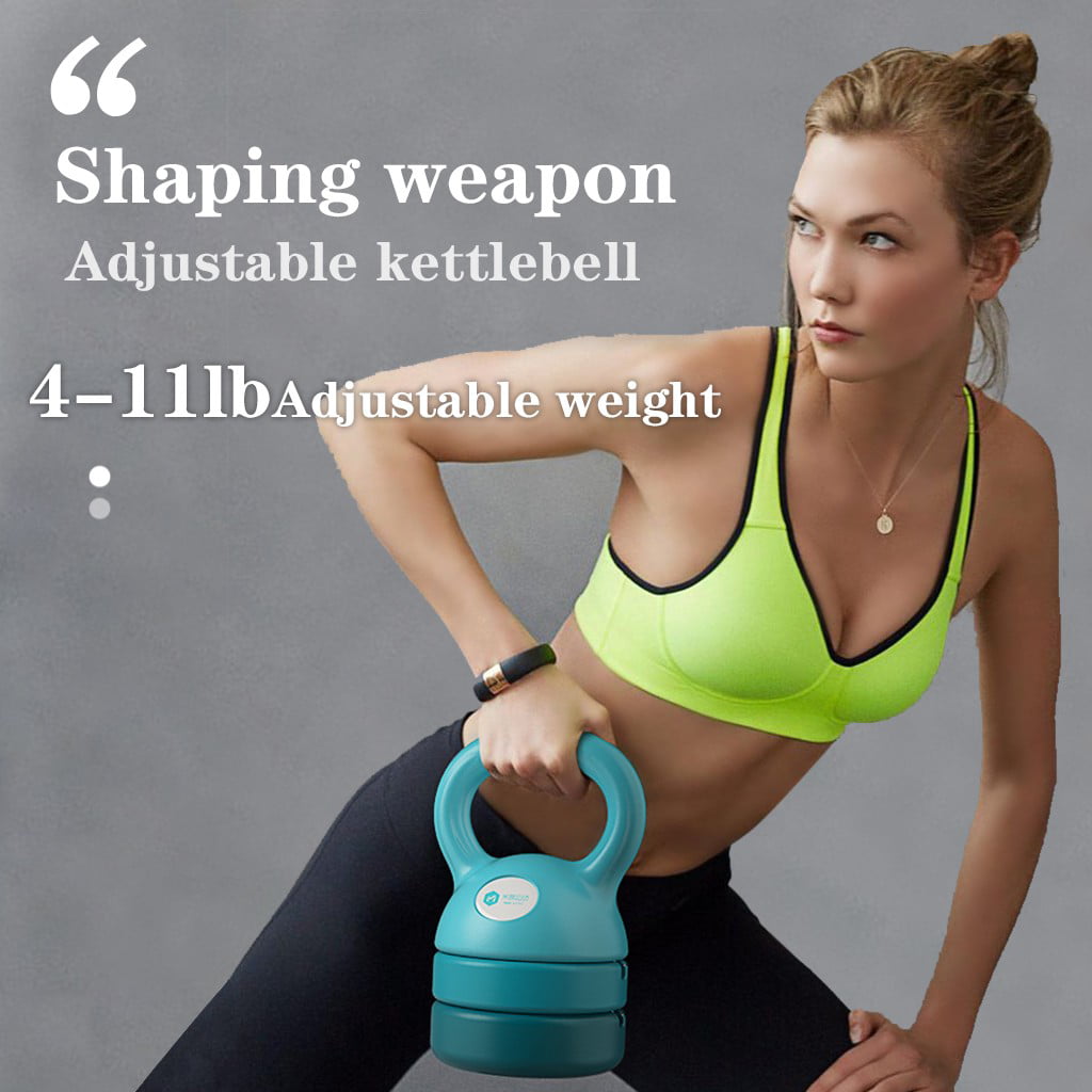 Free Weights Set Strength Training Equipment For Ladies Women Weightlifting Bodybuilding Lose Weight Fitness Talenters Kettlebell 12LB Adjustable Detachable Weights Kettlebell Set 