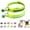 Light Green, variant on Puppy Collar with Bell, 2-Pack Basic & Reflective Cat Collar with Bells for XXS Xs Small Pet Dogs Boy Tiny Kitten Male Animal, Neck 7-12 inch