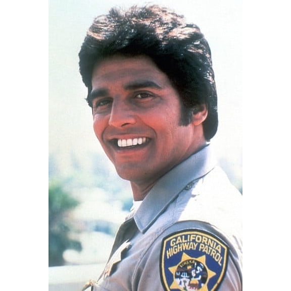 Erik Estrada Smiling Poster from Chips 24x36 Framed Art