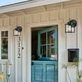 thumbnail image 5 of 8.06"H Outdoor Wall Lights Matte Black Outdoor Light Fixtures Wall Mount Porch Lighting for House, Hallway, Garage, Doorway 2-Pack, 5 of 10
