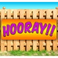 thumbnail image 1 of Hooray!! 13 oz Vinyl Banner With Metal Grommets, 1 of 4