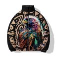 thumbnail image 3 of Abrigos de hombre con águila, nuevos abrigos y chaquetas geniales, chaquetas de plumón de moda con impresión 3D para hombre, abrigos cálidos y fríos para invierno 2024 para hombre, 3 of 5