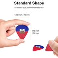 thumbnail image 4 of Haitian Flag Pattern Guitar Picks for Guitar Bass Music Instruments Women Men Guitar Picks, 4 of 7