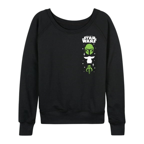 Star Wars - The Mandalorian Mando Icons  - Wo Men's French Terry Long Sleeve Pullover