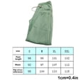 thumbnail image 4 of Minnieouse Pantalones extragrandes verdes de moda coreana, cómodos y fáciles de combinar con cualquier atuendo, pantalones casuales Prendas para la parte inferior del cuerpo Verde SG, 4 of 6