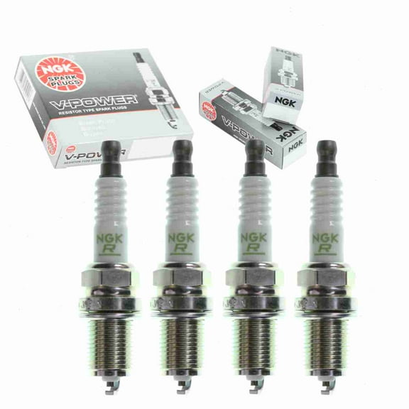 4 pc NGK 5791 V-Power Spark Plugs for 1Y0B 22401-50Y07 3192 3299 5-86123953 5-86123953-0 8-94328373 8-94328373-0 98079-5714E BP05-18-110 FR5DCX K22P-U11 K22PR-L11 K22PR-U11 MS851359 RC7YC4 RC7YCC4