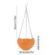 thumbnail image 3 of CaiYueKe Self Watering Hanging Planter with Drainage Holes and Chain, Plastic Plant Pots for Indoor Outdoor Garden, Flower Pot Container for Succulents Herbs, 3 of 7