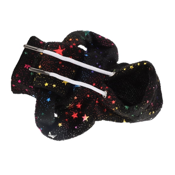 Unique Bargains Universal Shift Knob Cover Reflective Stars Pattern Gearstick Hoodie for Car RV Truck SUV Fabric Black