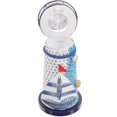 thumbnail image 2 of Sturdy Nautical Lighthouse Candle Holder for Table Centerpiece, Home Decoration, and Beach Theme Parties – Mediterranean Style Design, 2 of 5