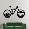 thumbnail image 3 of Cuadro Decorativo de Metal con Diseño bicicleta paisaje Grande, 3 of 4