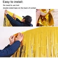 thumbnail image 5 of Paquete de 3 cortinas con borlas para decoración de fiestas, bodas, graduaciones, cumpleaños, eventos de Navidad, suministros para fiestas, 1*2M Levamdar CPB-SSW247-4, 5 of 5