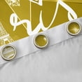 thumbnail image 4 of Manfei Romantic Valentines Day Black Out Curtains, Glitter Yellow Diamond Curtains Pack of 2 (42x63 Each), Teens Adult Bedroom Curtains, Window Curtains Decor, 4 of 6