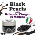 thumbnail image 2 of Food to Live Black Pearls with Balsamic Vinegar of Modena, 50g – Authentic Italian Aceto Balsamico Black Caviar, Perfect for Salads, Desserts and Cocktails, Vegan. Product of Italy (Pack of 2), 2 of 7