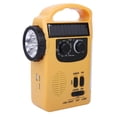 thumbnail image 2 of Lampe de Poche LED à Manivelle Solaire d'Urgence Extérieure Radio FM/AM, 2 of 8