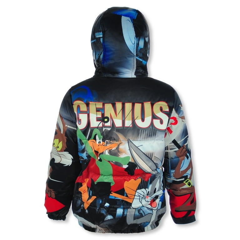 Members Only Looney Tunes Boys' Jacket - black, 5 (Little Members Only Looney Tunes Boys' Jacket - black, 5 (Little