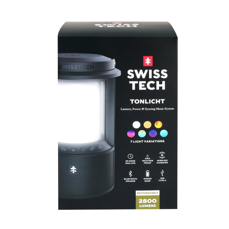 Free Shipping! Swiss Tech Smart Series Lantern and Speaker 2800