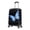 BLACK BUTTERFLY, variant on InUSA Print 24" Hardside Lightweight Luggage with Spinner Wheels, Handle, Trolley, Cheetah