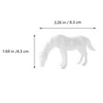 thumbnail image 2 of IFANLANDOR 1Ud Adorno De Cerámica Caballo Para Acuario Y De Bonsái, 2 of 6