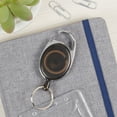 thumbnail image 2 of Pen + Gear Metal Retractable Badge Holder with Carabiner Reel Clip, Black, 2 of 4