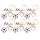 thumbnail image 1 of YSNOOWE 6Ud Llavero De Fútbol Ligero Y Duradero Para Y Regalos De Aficionados, 1 of 8