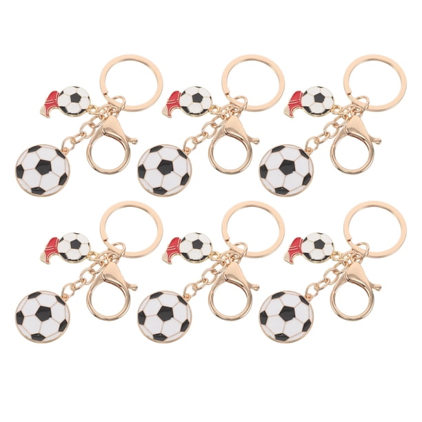 YSNOOWE 6Ud Llavero De Fútbol Ligero Y Duradero Para Y Regalos De Aficionados