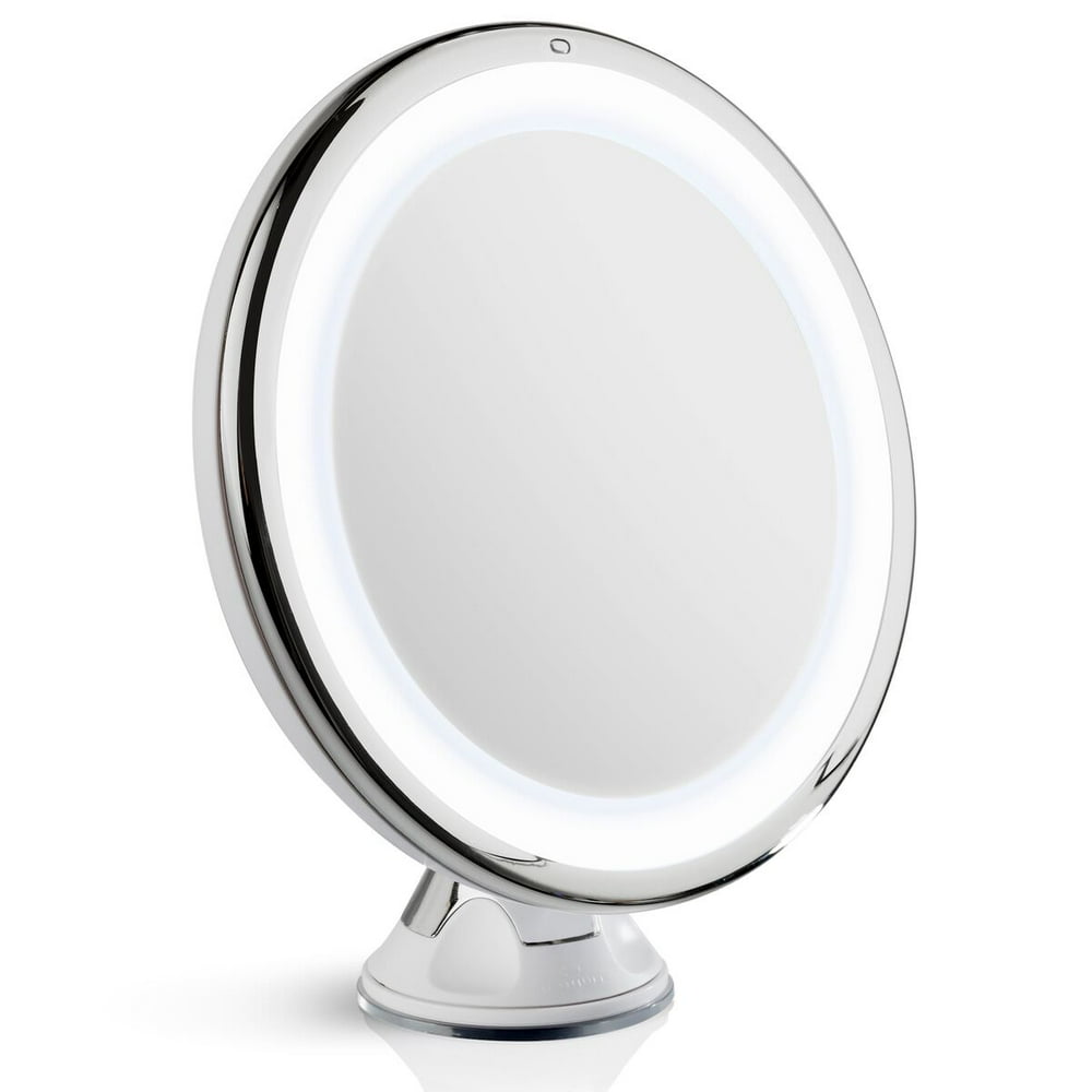 Fancii Luna Daylight LED 10X Magnifying Makeup Mirror (Round) Walmart