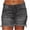 Gray, variant on Dealovy Jean Shorts for Women Casual Summer High Waisted Vintage Ripped Slim Fitted Tassel Denim Shorts