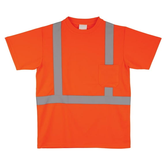 J. J. Keller SAFEGEAR Large Orange High Visibility T-Shirt - Type R Class 2