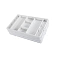 thumbnail image 3 of Shangren Folded Drawer Organizer Drawer Organizer Tray for Kitchen Utensils Home Desk White 3 Tier, 3 of 8