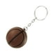 thumbnail image 2 of Brown Basketball Pendant Keyring Keychain Silver Tone, 2 of 5