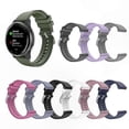 thumbnail image 3 of Silver Buckle Silicone Strap for Fitness Tracker Bands, Compatible with Venu Sq & Vivomove 3 Models, 3 of 5